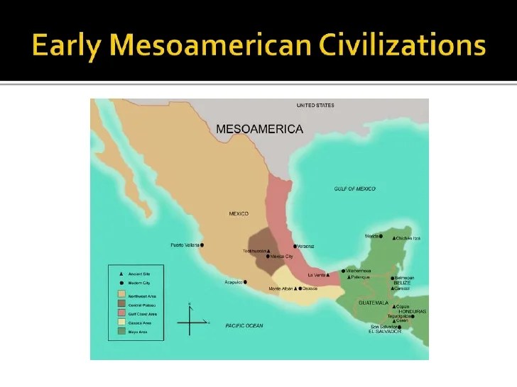 Mesoamerica lowlands yucatan topographic peninsula